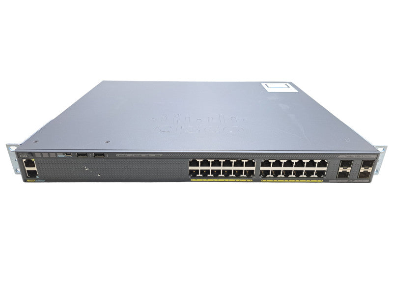 Cisco WS-C2960X-24PS-L V02 | 24-Port Gigabit PoE+ 370W Switch | 4x SFP