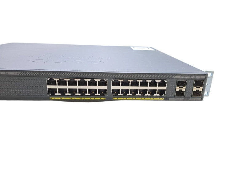 Cisco WS-C2960X-24PS-L V02 | 24-Port Gigabit PoE+ 370W Switch | 4x SFP
