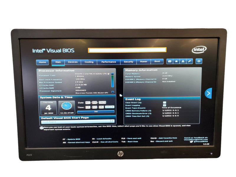 Intel NUC NUC6i5SYH USFF Desktop i5-6260U 8GB RAM NO HDD @