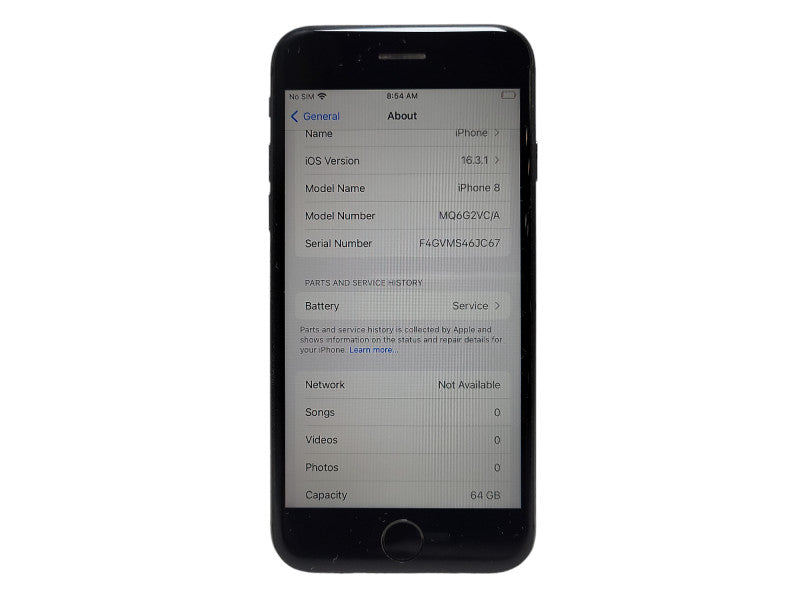 Apple iPhone 8 64GB (A1905) $