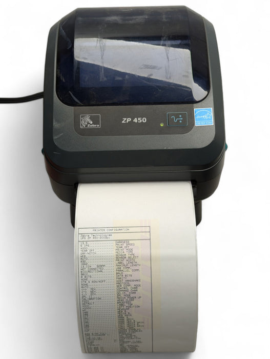 Zebra ZP 450 Thermal Printer Q-