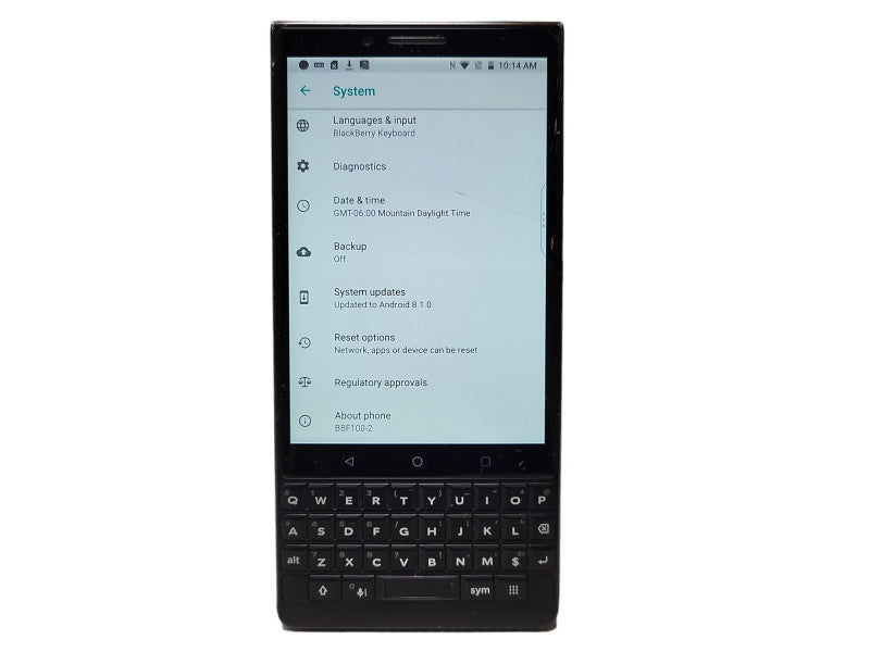 BlackBerry Key2 BBF100-2 64GB READ $