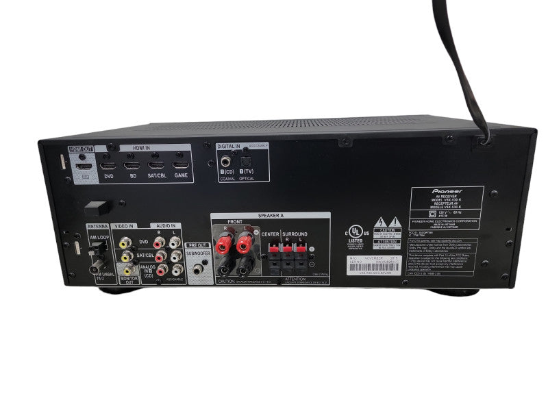 Pioneer VSX-530-K 5.1 Channel Home Theater Receiver