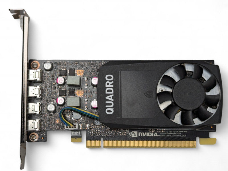 NVIDIA Quadro P1000 4GB Graphics Card 4x mini DisplayPort  -