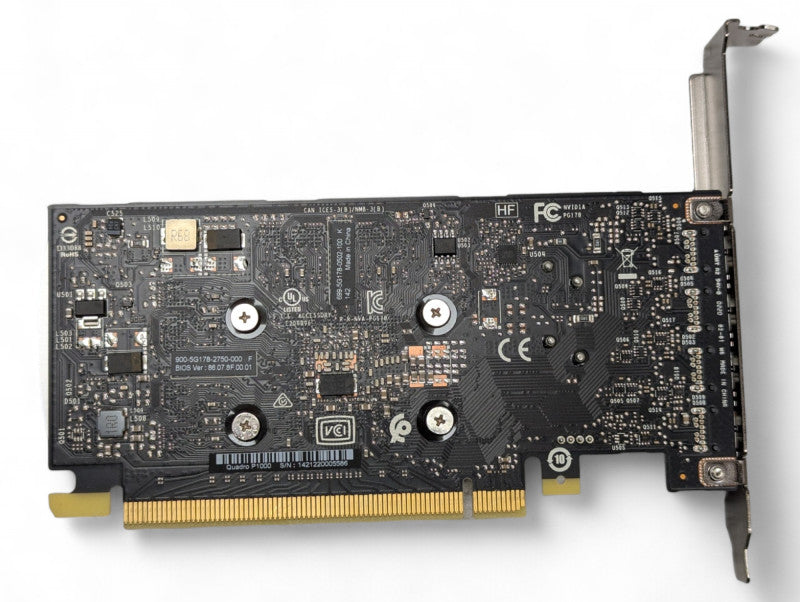 NVIDIA Quadro P1000 4GB Graphics Card 4x mini DisplayPort  -