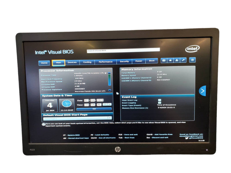 Intel NUC NUC6i5SYH USFF Desktop i5-6260U 4GB RAM NO HDD @