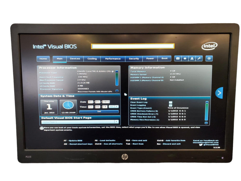 Intel NUC NUC6i5SYH USFF Desktop i5-6260U 4GB RAM NO HDD *READ* @