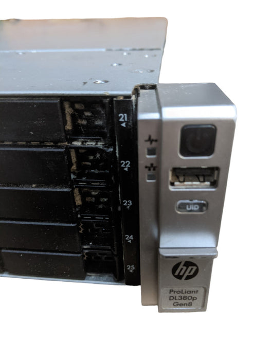 HP ProLiant DL380p Gen8 | 2x Xeon E5-2620 0 | 224GB DDR3 | No HDD | P830 RAID