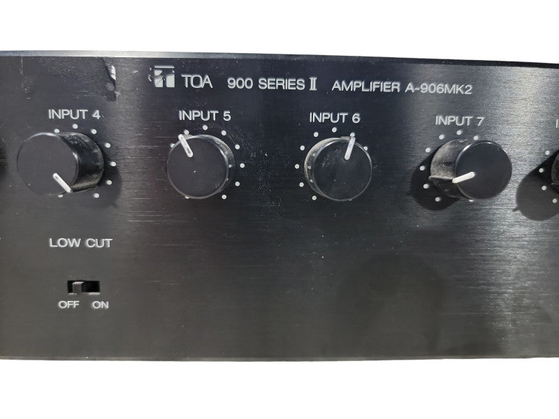 TOA 900 Series II 8-Input Mixer Amplifier Model A-906MK2