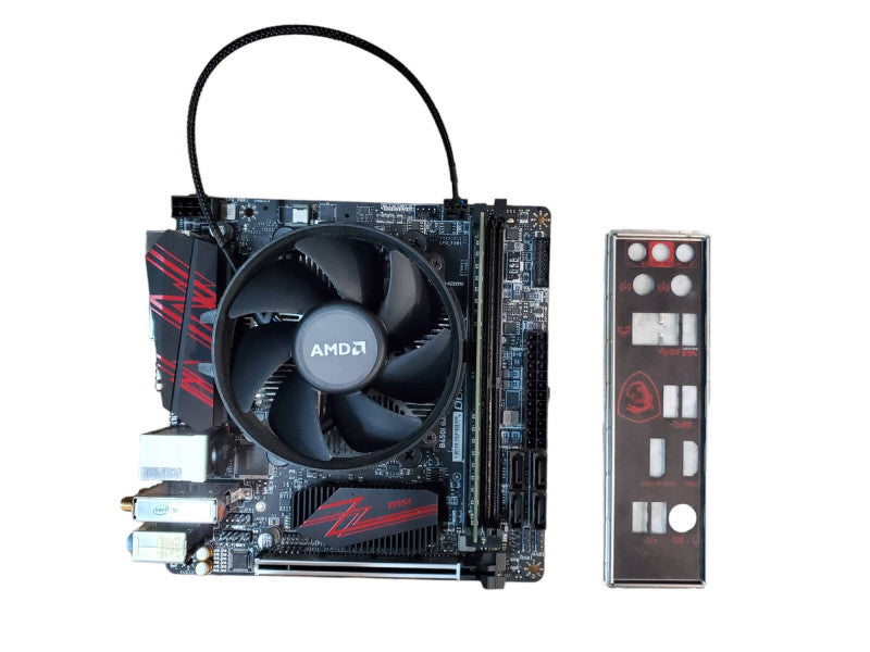 MSI B450I Gaming Ryzen 5 2600 8GB RAM 500W PSU Motherboard Combo @