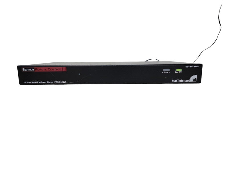 StarTech.com 16 Port Rack Mount USB PS/2 Digital IP KVM Switch|Server Control