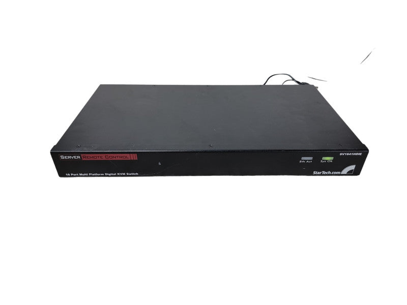 StarTech.com 16 Port Rack Mount USB PS/2 Digital IP KVM Switch|Server Control