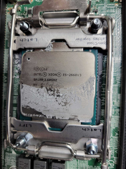 DELL PowerEdge M630 blade server, 1x Xeon E5-2660v3 CPU, 16GB DDR4, HDD _