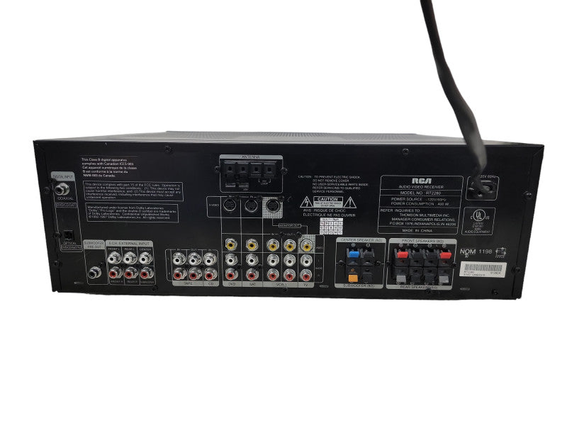 RCA RT2280 500W Home Theater AV Surround Receiver Amplifier