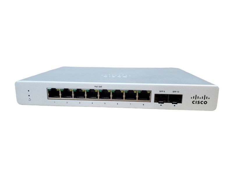 Cisco Meraki MS120-8LP 8-Port PoE Cloud Managed Network Switch [Unclaimed] @