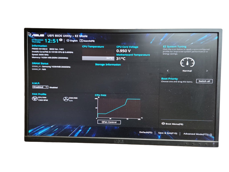 CUSTOM PC 10th Gen Intel i3 - 10100 CPU @ 3.60GHz  16GB DDR4 Ram Î¸