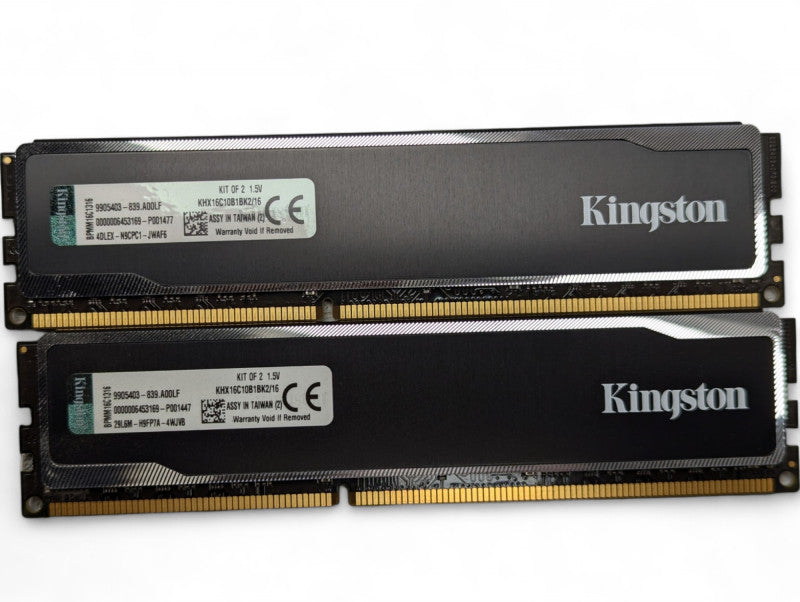 16GB Kit of 2 DDR3 RAM Kingston HyperX Black  Q-