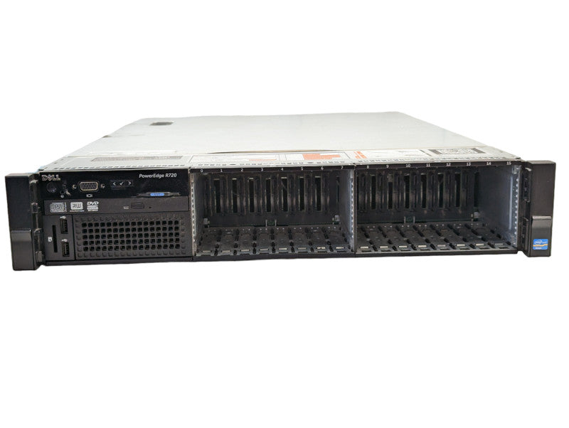 DELL PowerEdge R720 2x Xeon E5-2630 v2 @2.60Ghz 256GB RAM H710 mini RAID -