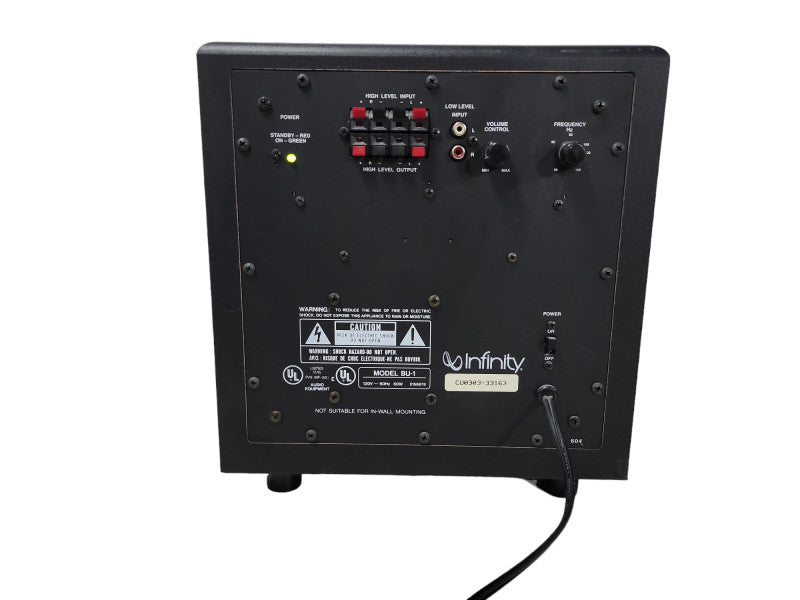 Infinity BU-1 Powered Active Subwoofer Home Audio & Home Theater 8\\"