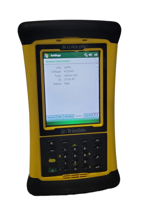 Nomad Trimble Data Collector EG2-MYNHBDJ2, READ _