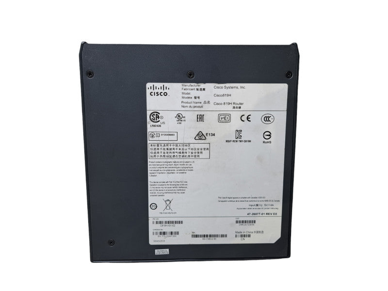 Cisco C819H-K9 | 819H Integrated Service Router *READ* Q