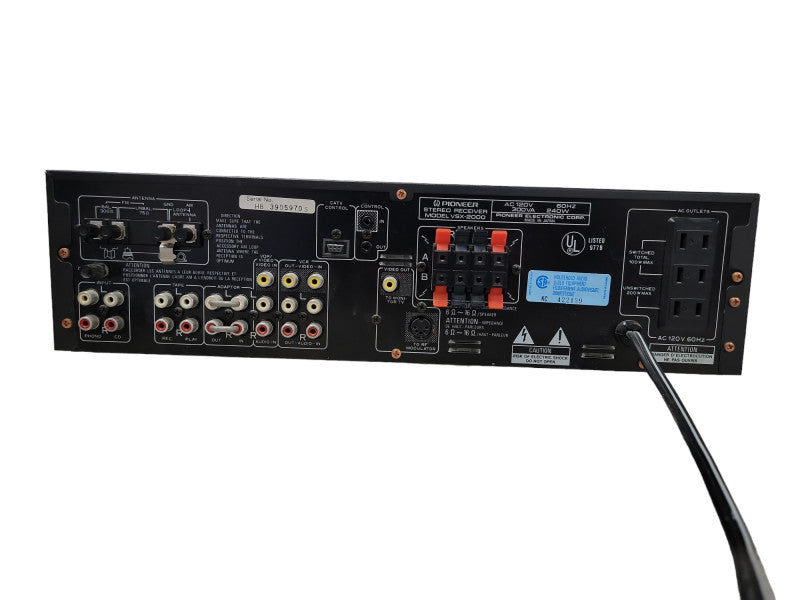 Vintage Pioneer Stereo Receiver Audio Video VSX-2000
