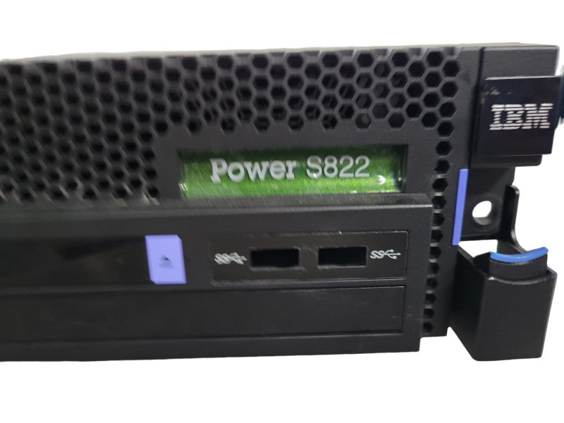 IBM Power S822 8284-22A 12SFF Power8 3.89GHz 6Core 64GB RAM No HDD Server Sys !