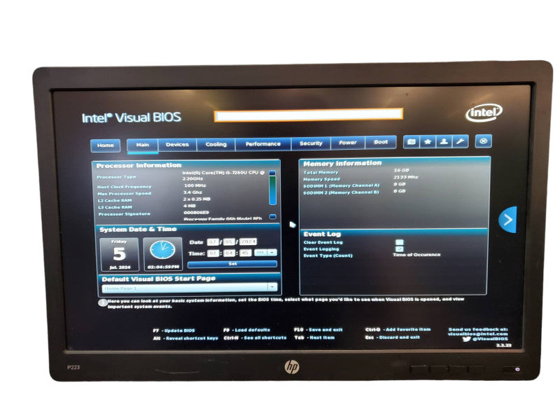Intel NUC BOXNUC7i5BNK USFF Desktop i5-7260U 16GB RAM NO DRIVE @