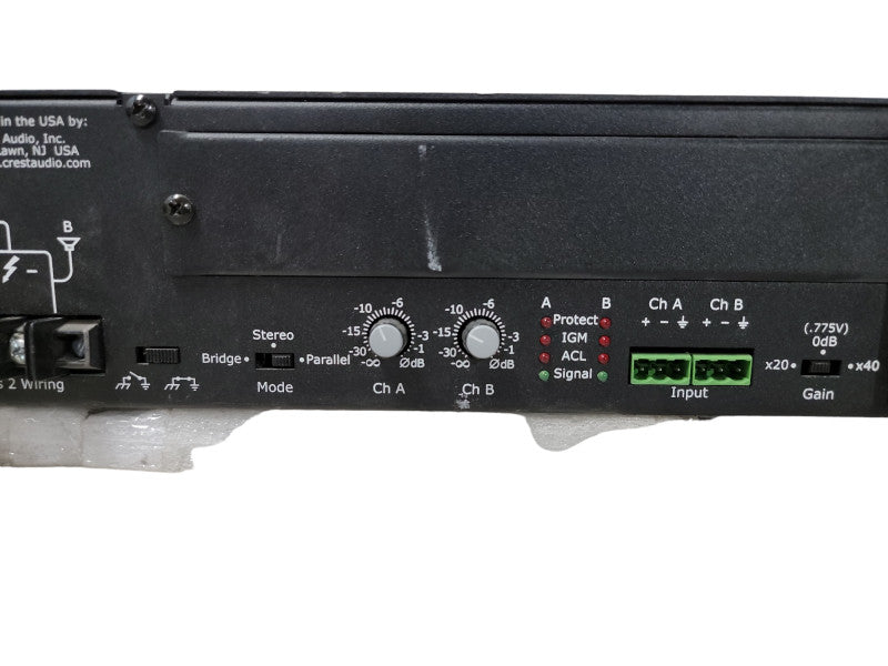 Crest Audio CKi 400v Professional Amplifier 2 Channel