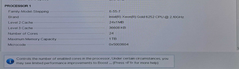 Intel Xeon Gold 6252 Processor | 24-Core 2.10GHz 35.75MB FCLGA3647 150W