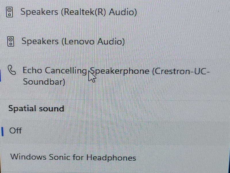 Crestron UC-SB1-CAM-FLEX UC Video Conference Smart Soundbar and Camera _