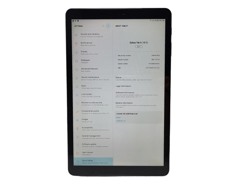 Samsung Galaxy Tab A (10.5) SM-T597W 10.5\\" 32GB LTE Tablet READ $