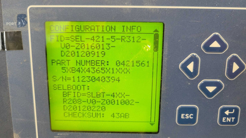 Schweitzer SEL-421 Rack Mountable Protection & Automation System Control Rela %