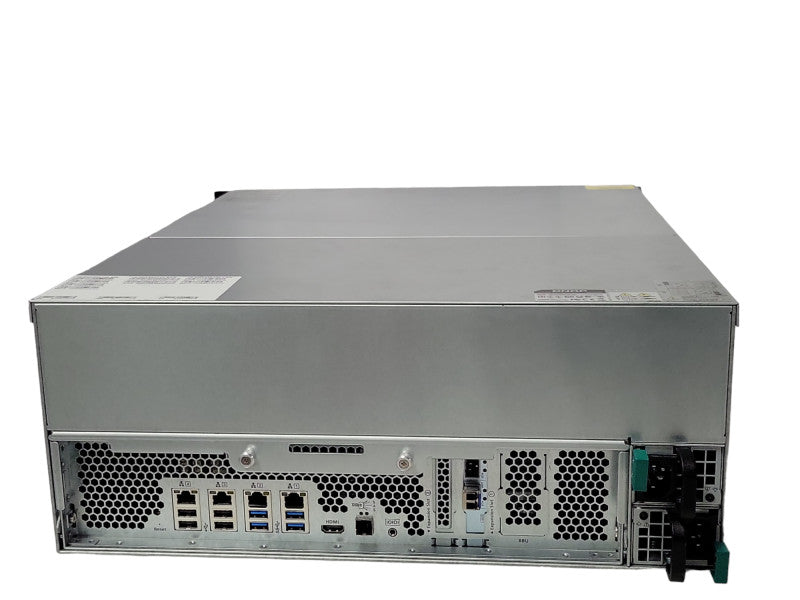 QNAP TVS-EC2480U-SAS-RP 24-Bay 12Gb/s NAS System  w/ 8x 8TB HDDs 2x PSU, SEE _