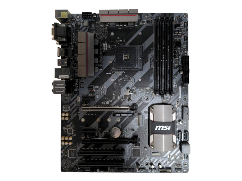 MSI B350 TOMAHAWK Socket AM4 AMD B350 DDR4 USB 3.1 DVI HDMI ATX Motherboard