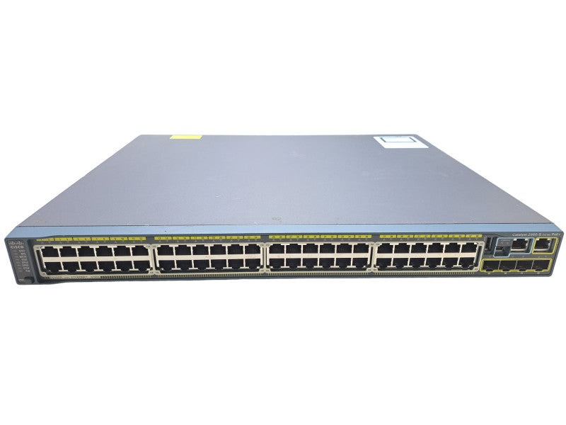 Cisco WS-C2960S-48LPS-L | 48-Port Gigabit PoE+ 370W Managed Switch + Stacking