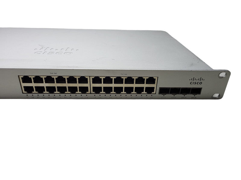 Cisco Meraki MS220-24P, 24-Port Gigabit PoE Switch, 4x SFP, Unclaimed Q$