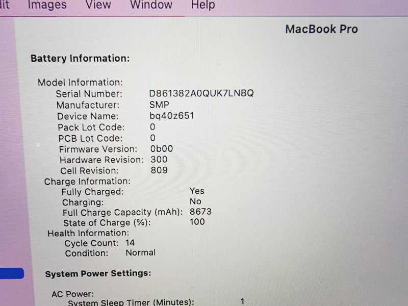 Apple Macbook Pro 2019 16\\" 6-Core i7-9750H @ 2.6GHz 16GB DDR4 512GB SSD Radeon Pro 5300M 4GB (