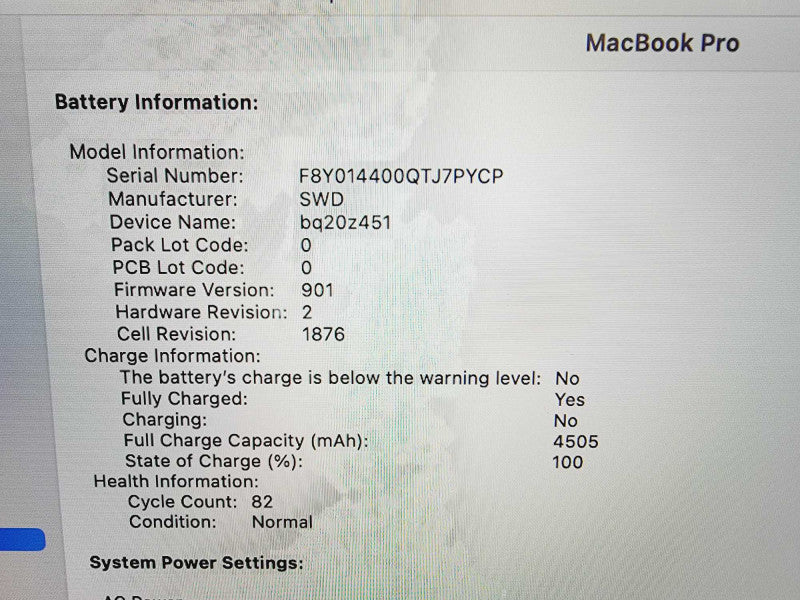 Apple Macbook Pro 2019 13\\" 4-Core i7-8569U @ 2.8GHz 16GB DDR3 512GB SSD (