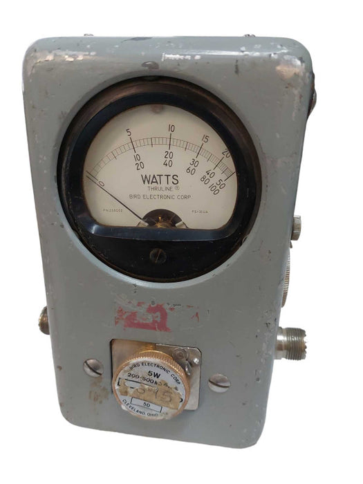 Bird Electronic Corp Thruline Motorola Wattmeter Model: 43 50-OHMS =