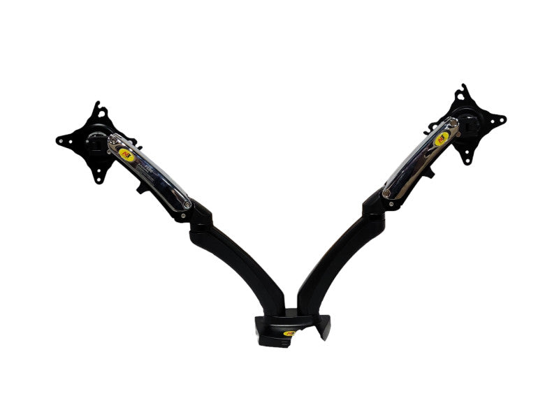 NB F180 Dual Screen Gas-Strut Flexi Mount 17\\" to 27\\" READ _