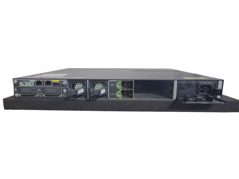 Cisco WS-C3750X-24P-S 24 Port Gigabit PoE+ Managed Switch, 1x 715 WAC PSU !