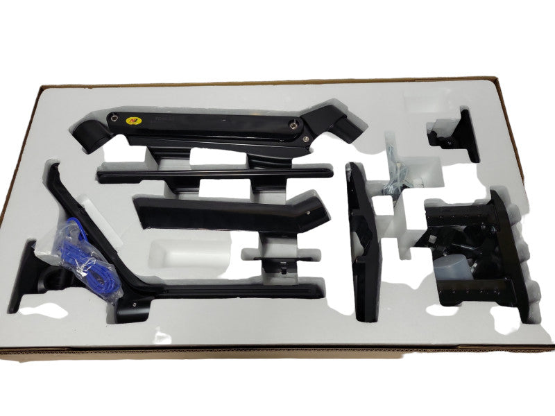 North Bayou Dual Monitor Desk Workstation Mount FC40-2A 22\\"-27\\", READ _