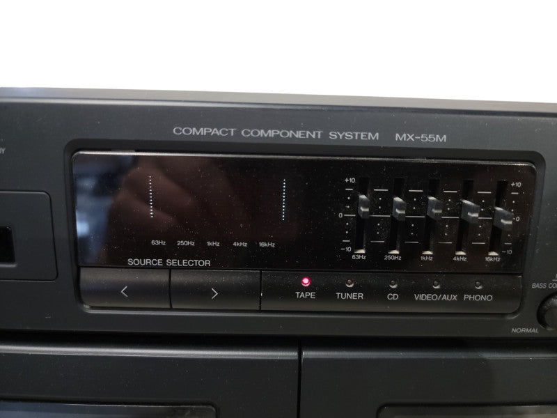 JVC CA-MX55MBK Compact Component System Cassette Player Stereo Receiver