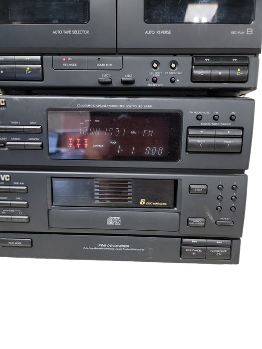JVC CA-MX55MBK Compact Component System Cassette Player Stereo Receiver