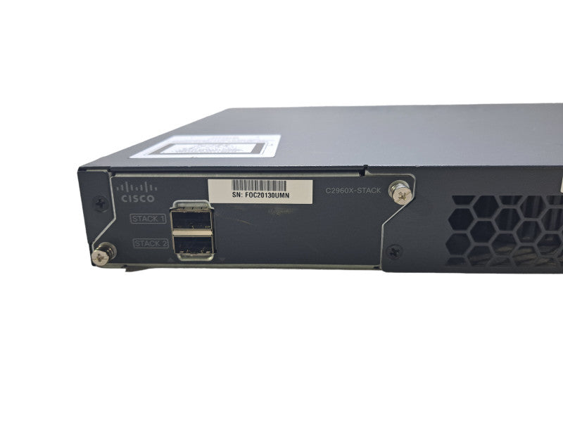 Cisco WS-C2960X-48LPS-L V04 | 48-Port Gigabit PoE+ 370W Switch | 4x SFP Q