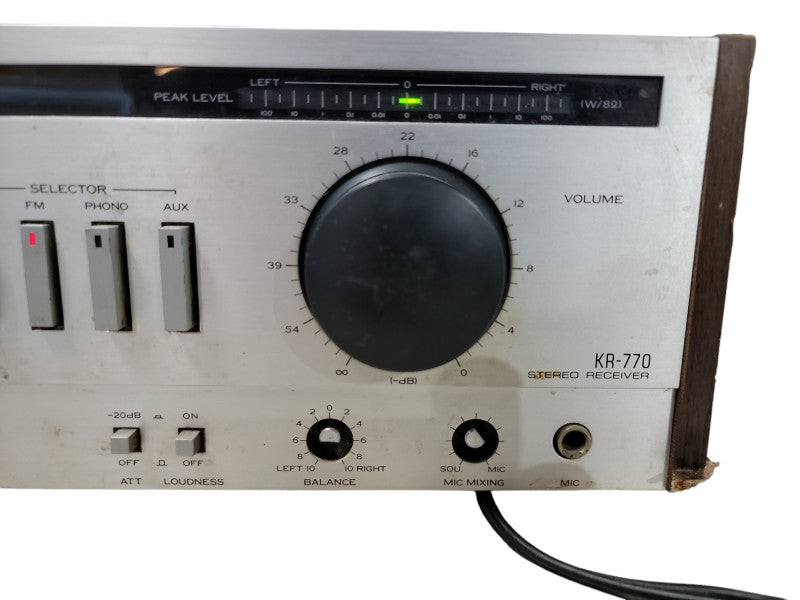 Kenwood KR-770 Vintage 2 Channel Receiver