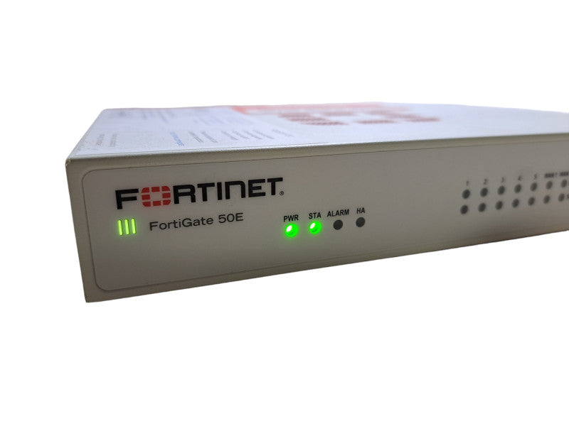 Fortinet Fortigate-50E Network Security Firewall + PWR Adapter