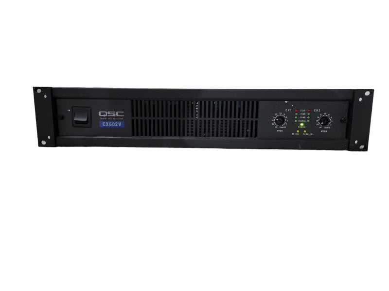 QSC CX-602V Professional 2-Channel Power Amplifier 600W Per Channel