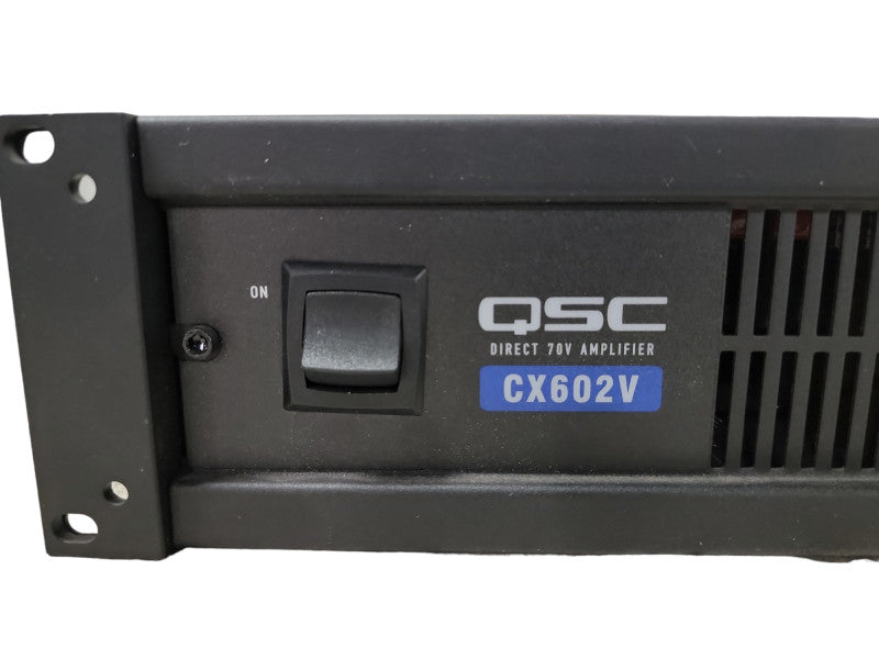 QSC CX-602V Professional 2-Channel Power Amplifier 600W Per Channel